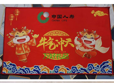 水晶绒广告垫